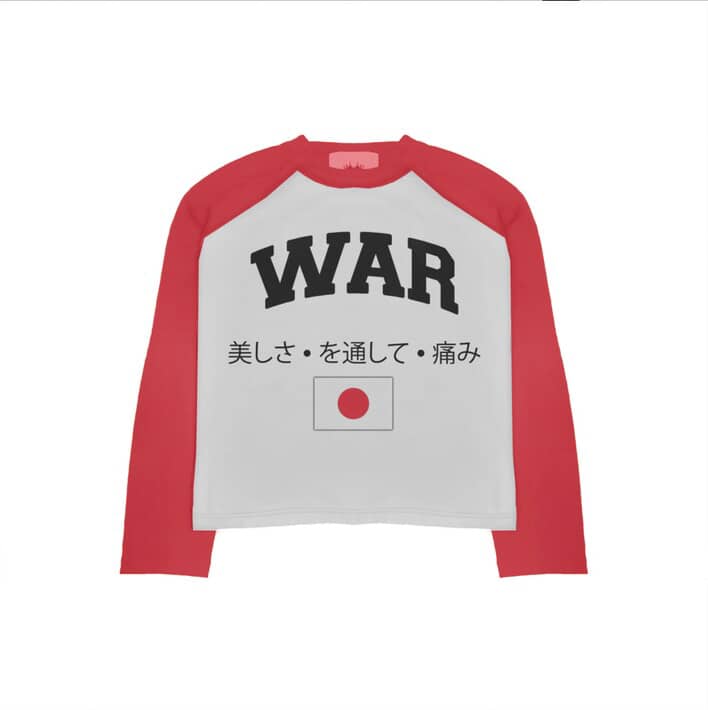 Japan WAR Baseball Tee