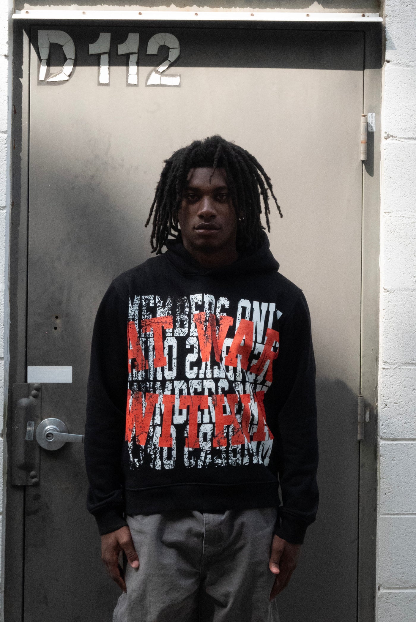 "Members Only" Hoodie Red