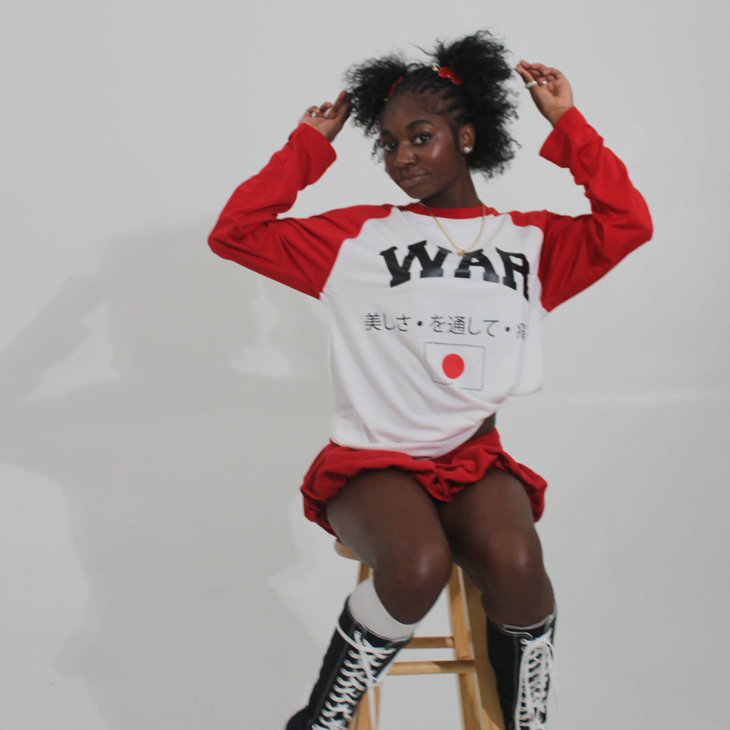 Japan WAR Baseball Tee