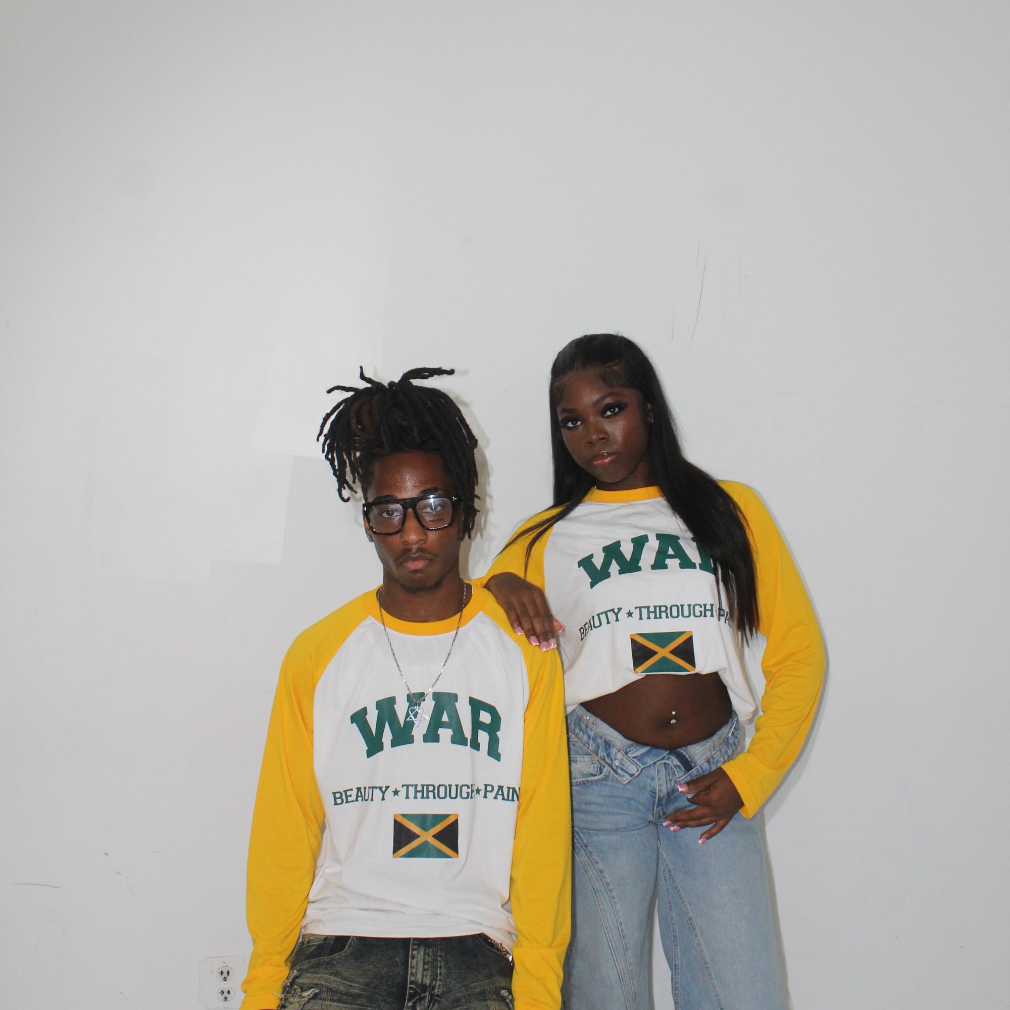 Jamaica WAR Baseball Tee