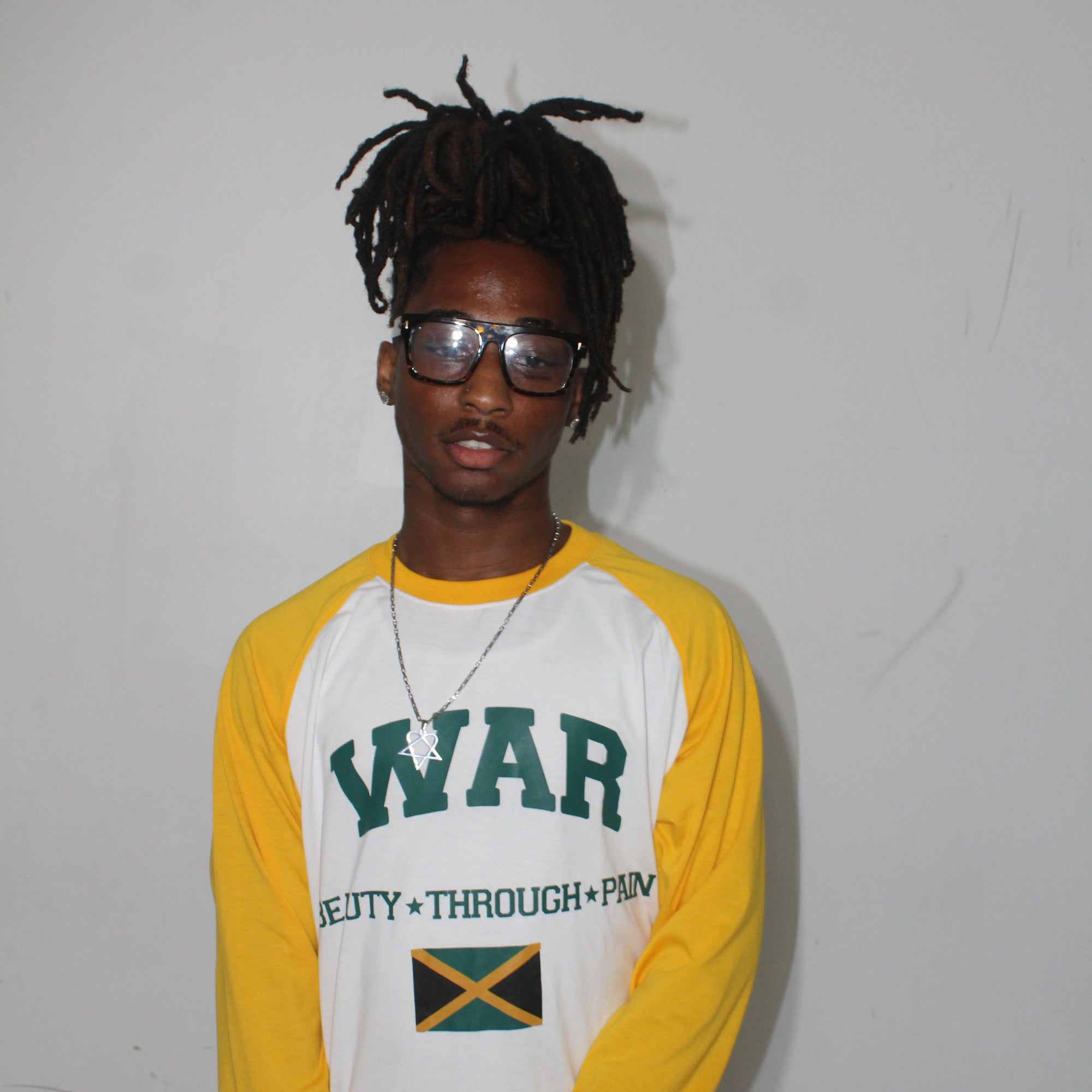 Jamaica WAR Baseball Tee